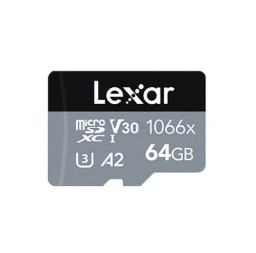 (렉사) 프로페셔널 1066배속 마이크로SD카드 64GB 160MB/s 고프로 액션캠 드론 4K 전용